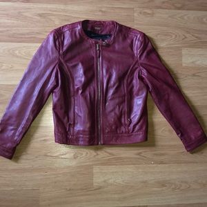 Maximo Dutti Leather Jacket